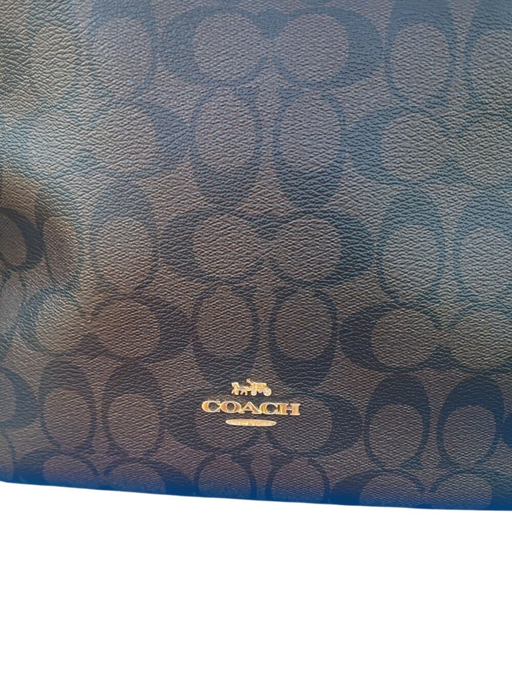 SOLD Coach Pennie Brown And Black Crossbody - Picture 3 of 16